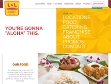 Tablet Screenshot of hawaiianbarbecue.com